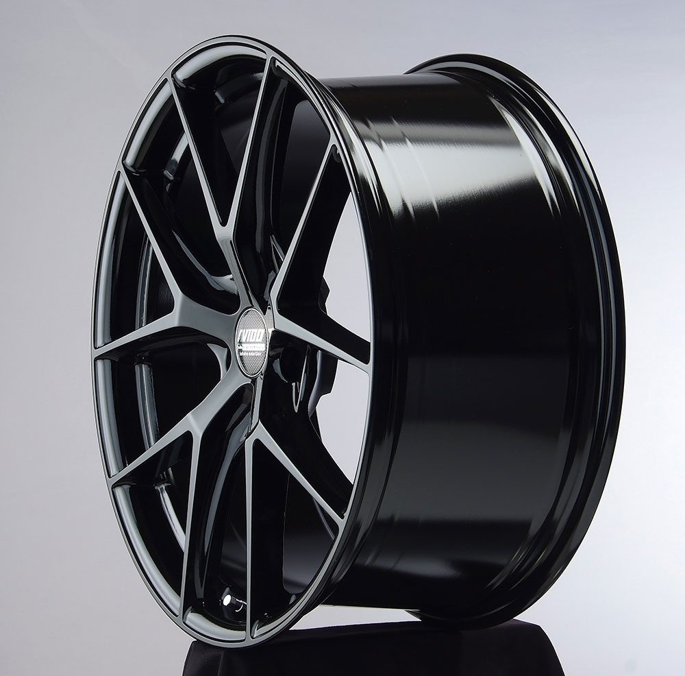 19인치 바조 GTR(P1) 616  유광블랙 5홀  (8.5J +40) 4P +1.5mm (DC중)
